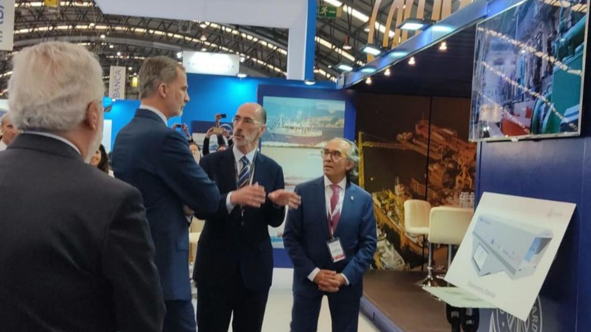 Felipe VI se vuelca con Living Ports en su visita a la feria