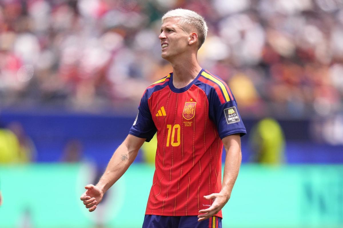Dani Olmo se ha consolidado en la media punta del conjunto español