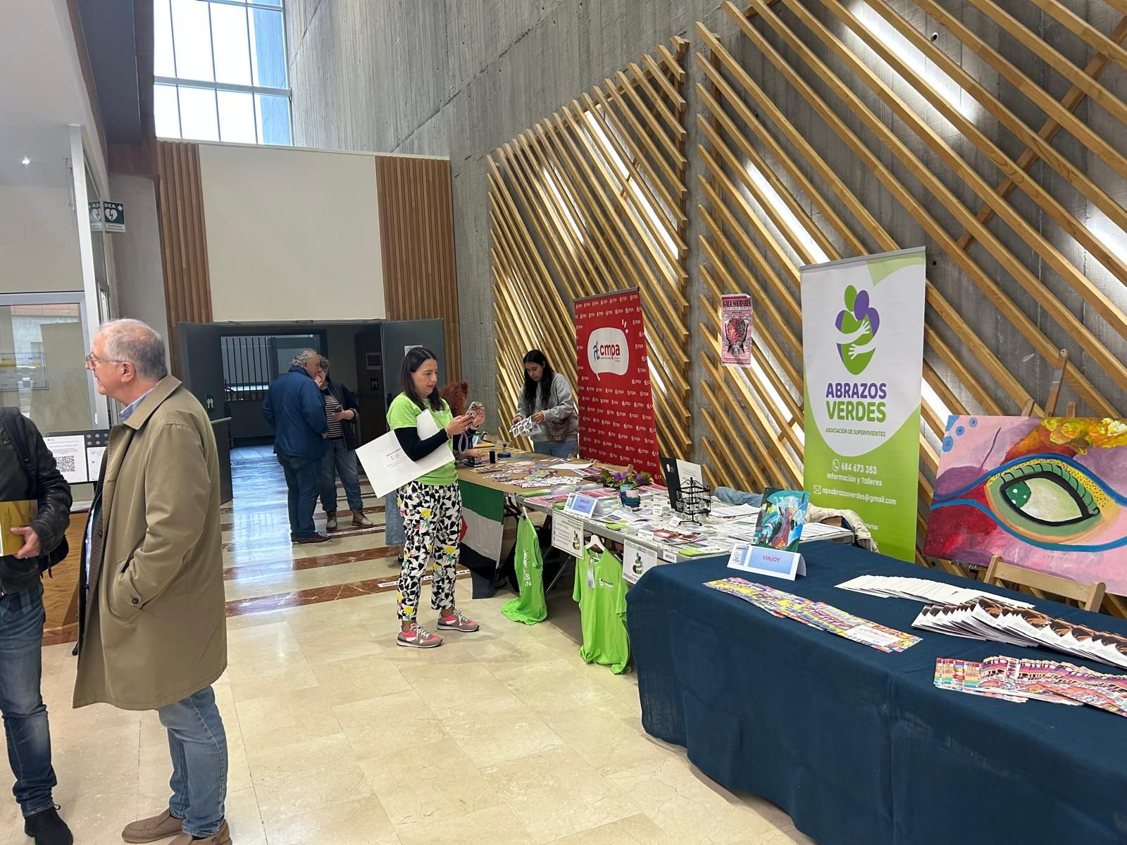 Celebración en Lugones de la Feria de Salud Mental de Asturias.