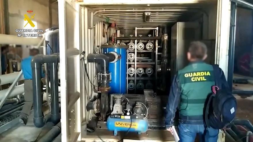 300.000 litros al día robados al acuífero para regar cultivos de secano en Mazarrón