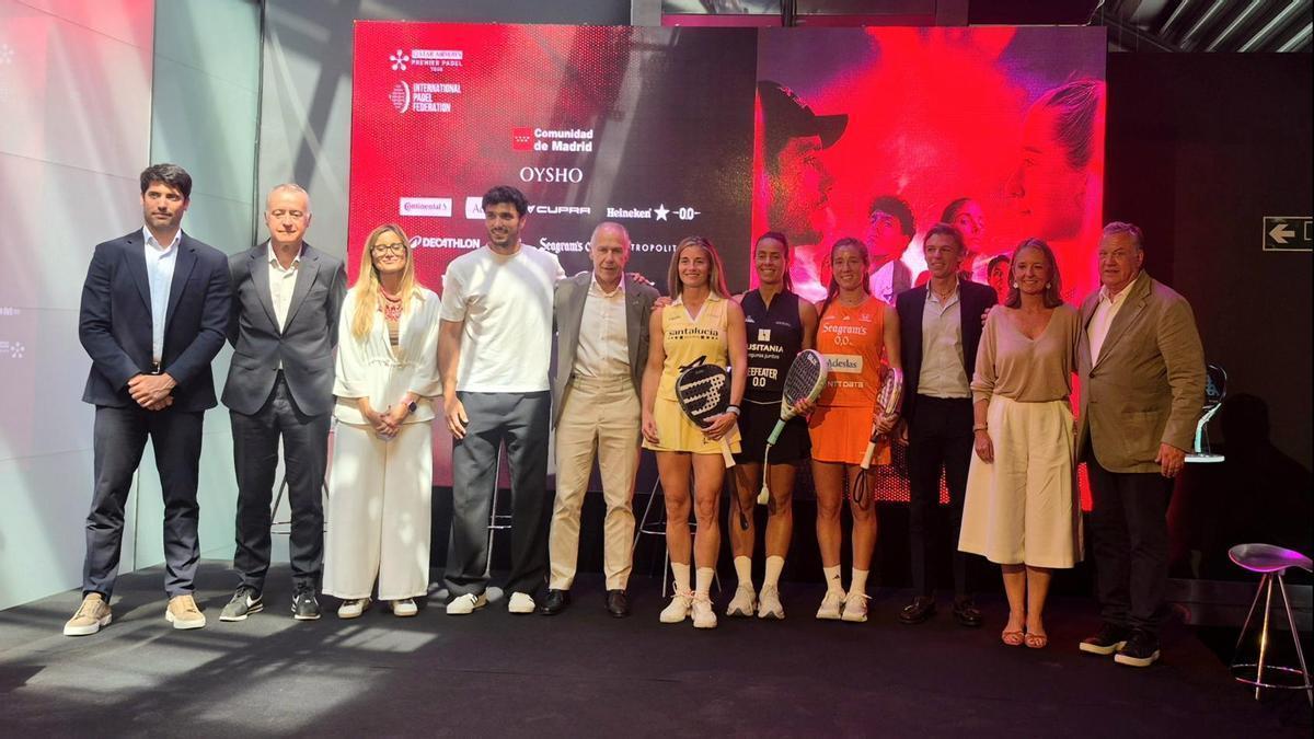 La Comunidad de Madrid presenta la quinta edición del torneo Premier Pádel P1.