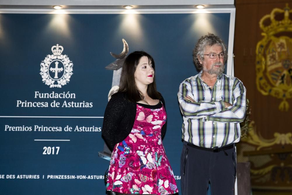 Llegada a Oviedo de Calos Alberto Núñez, Carlos López Puccio y Marcos Mundstock, integrantes de Les Luthiers