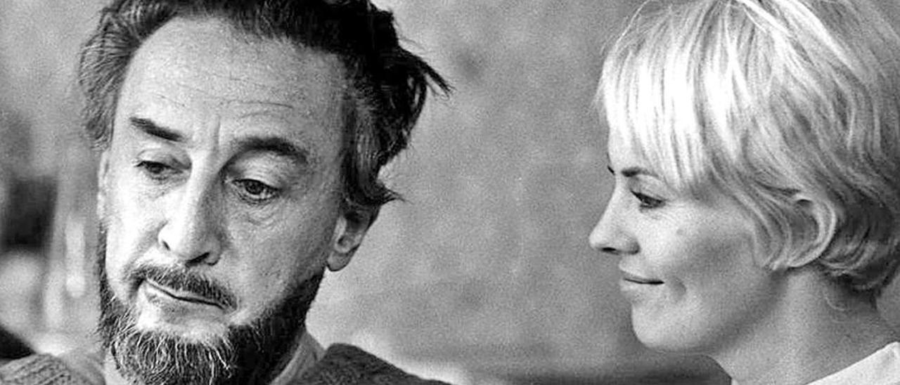 Romain Gary junto a Jean Seberg.