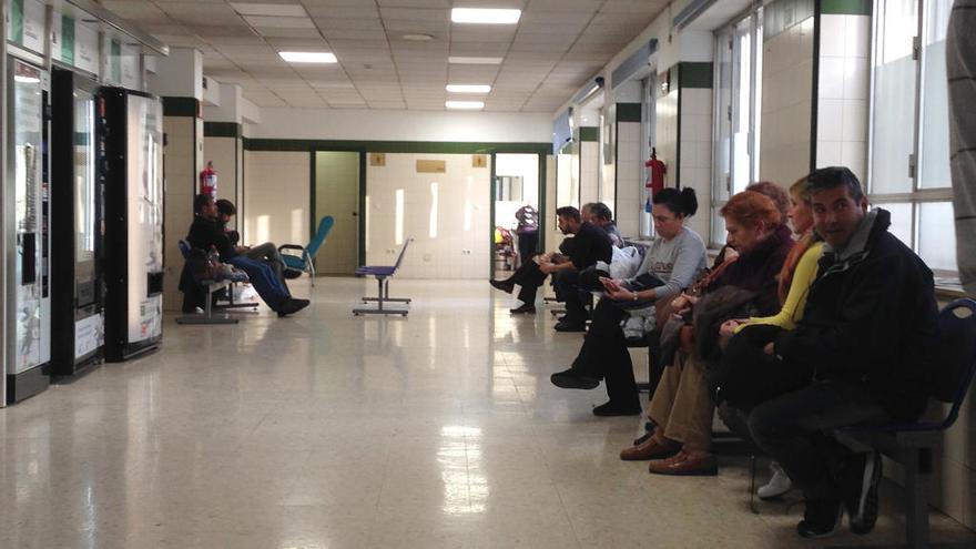 Sala de espera de las urgencias del hospital Carlos Haya.