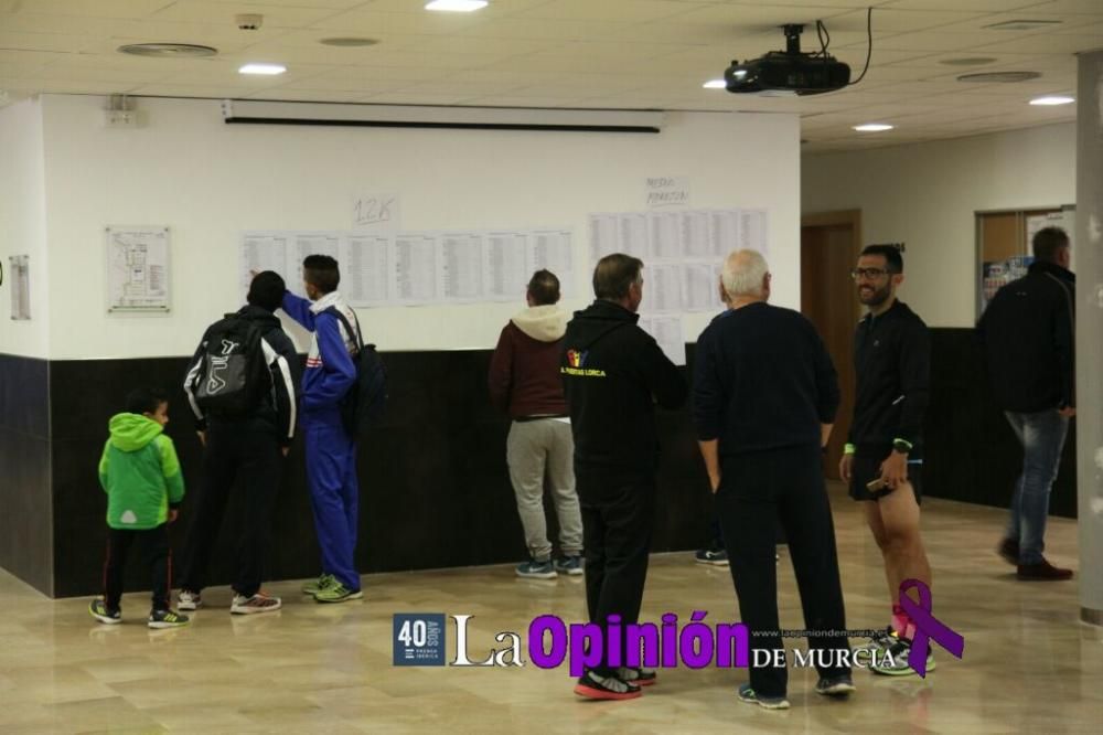 Recogida de dorsales, ambiente y salida de la XXXI Media Maratón Ciudad de Lorca