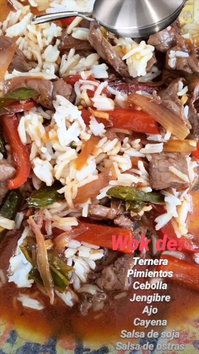 Arroz wok de Paula Echevarría
