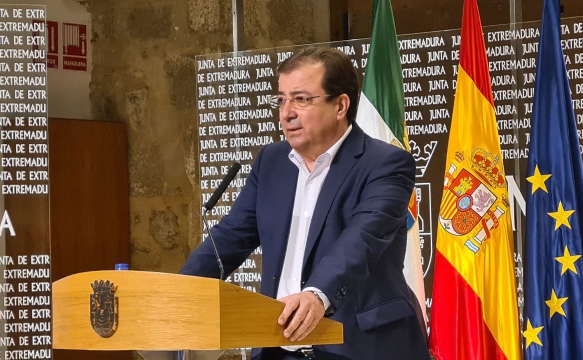 El presdidente de la Junta de Extremadura, Guillermo Fernández Vara