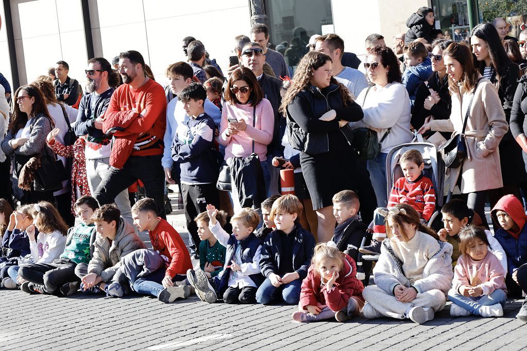 Desfile de Papá Noel en Murcia, en imágenes