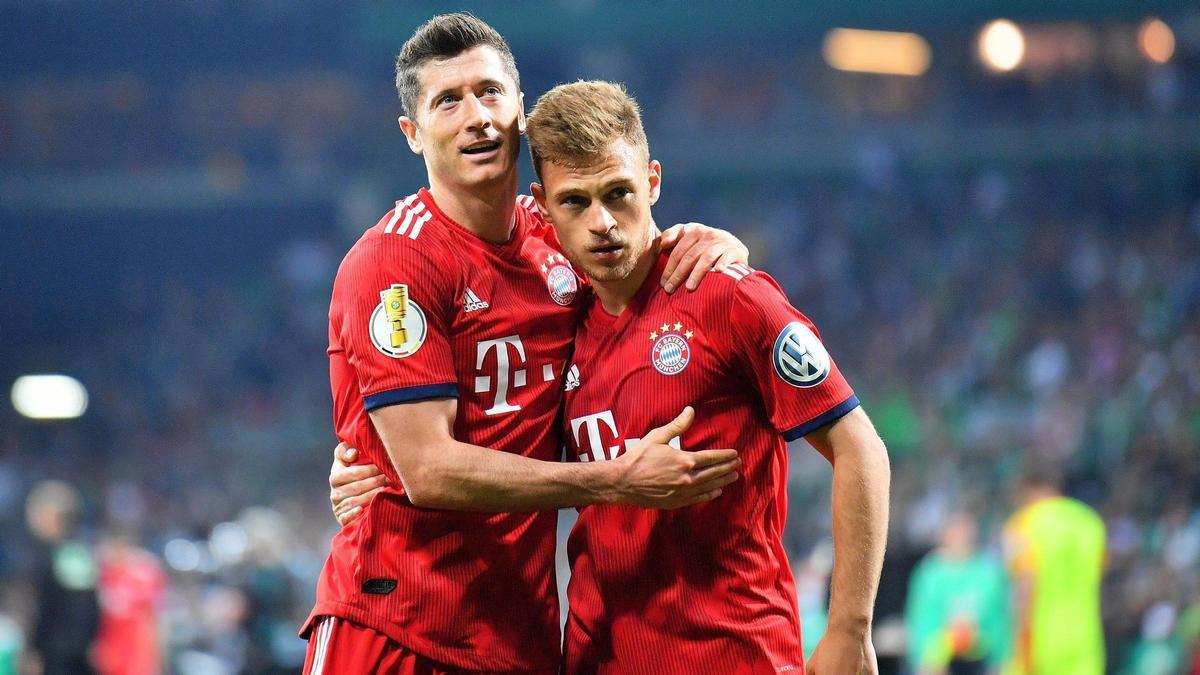 Lewandowski y Kimmich, en su etapa en el Bayern Múnich