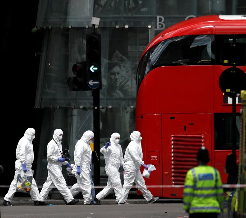 Las imágenes del atentado terrorista en Londres.