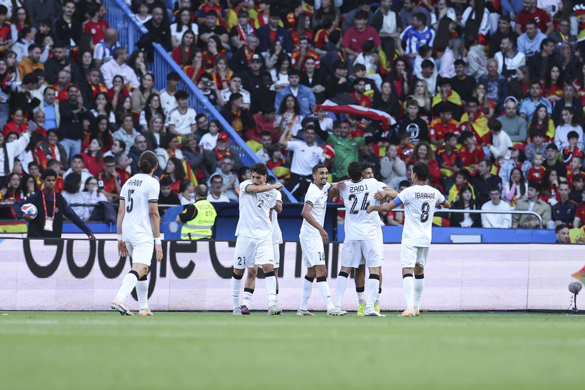 Amistoso de selecciones: España - Irak, en imágenes.