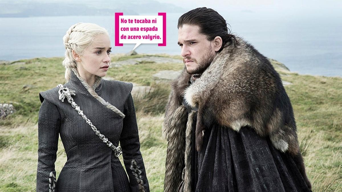 Jon Nieve y Taenerys: &quot;No te tocaba ni con una espada de acero valyrio.&quot;