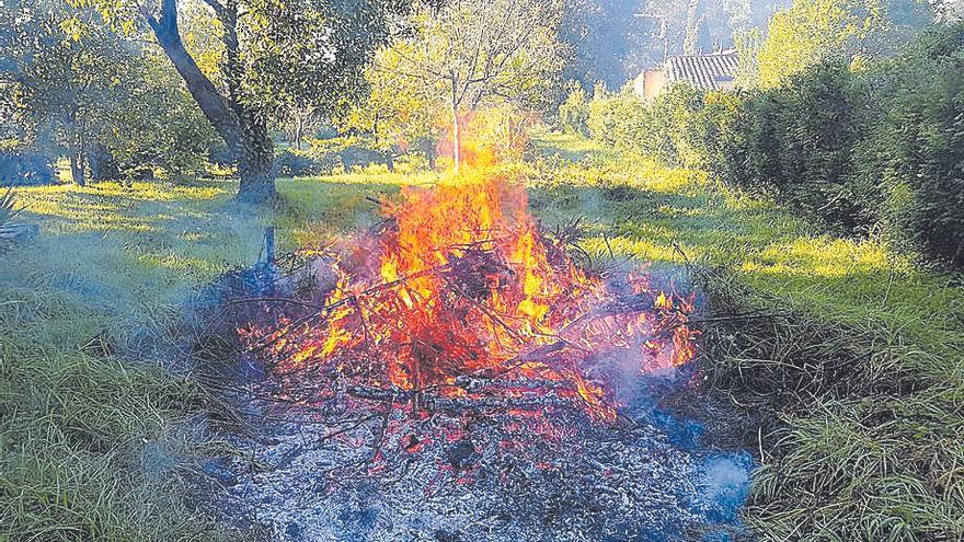 Las quemas controladas en el campo, permitidas desde este lunes