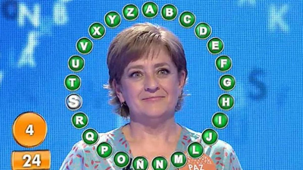 Paz Herrera, una de las concursantes de 'Pasapalabra' más recordadas.