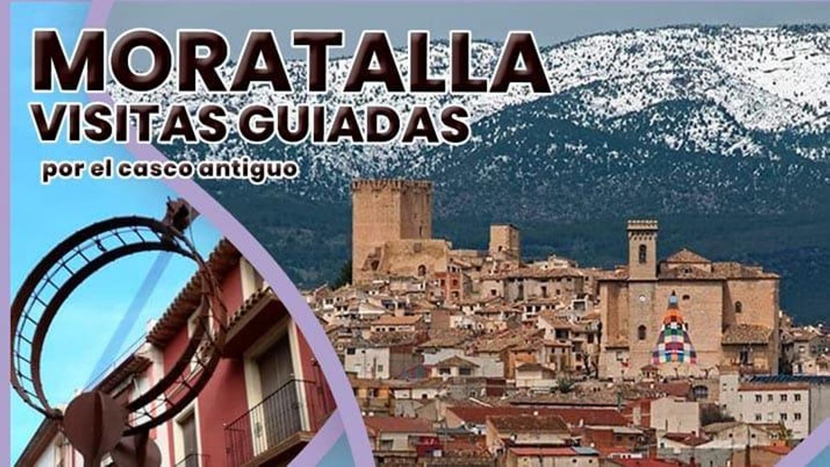 Cartel de visitas guiadas en Moratalla