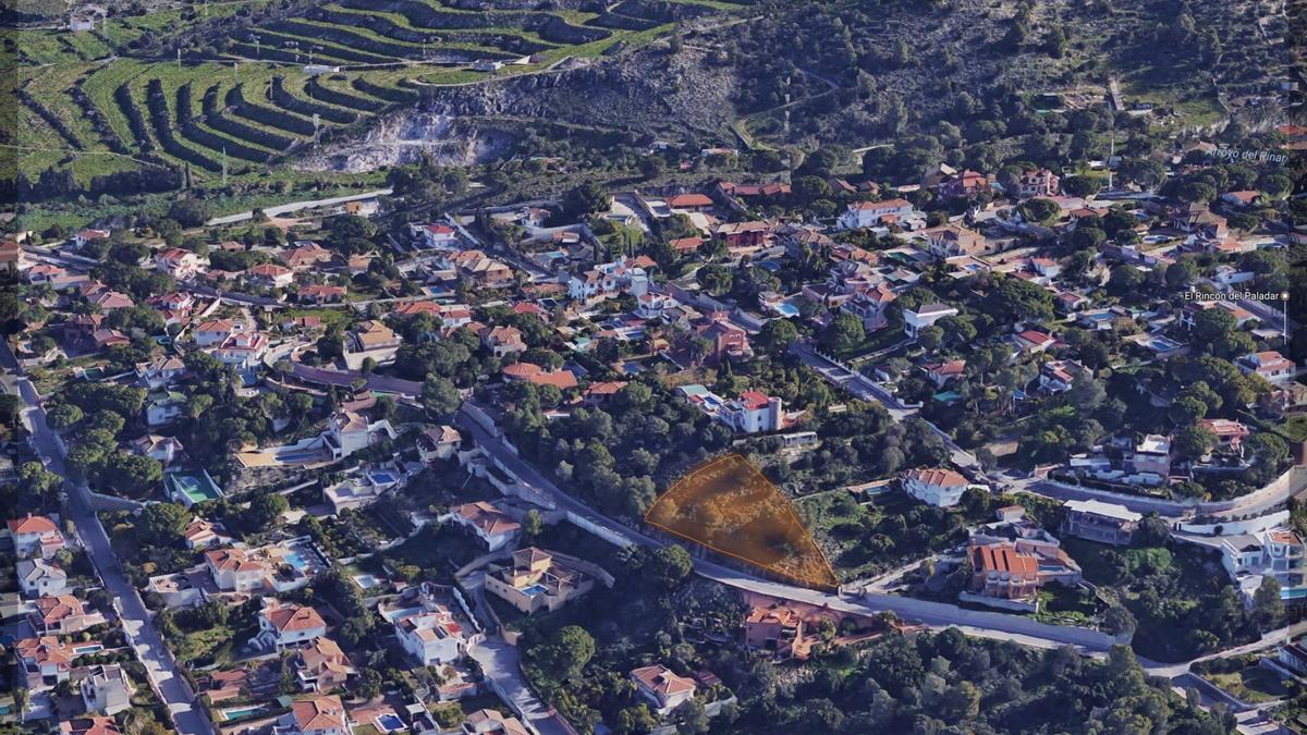Vistas aereas de las parcelas de Pinos de Alhaurín.