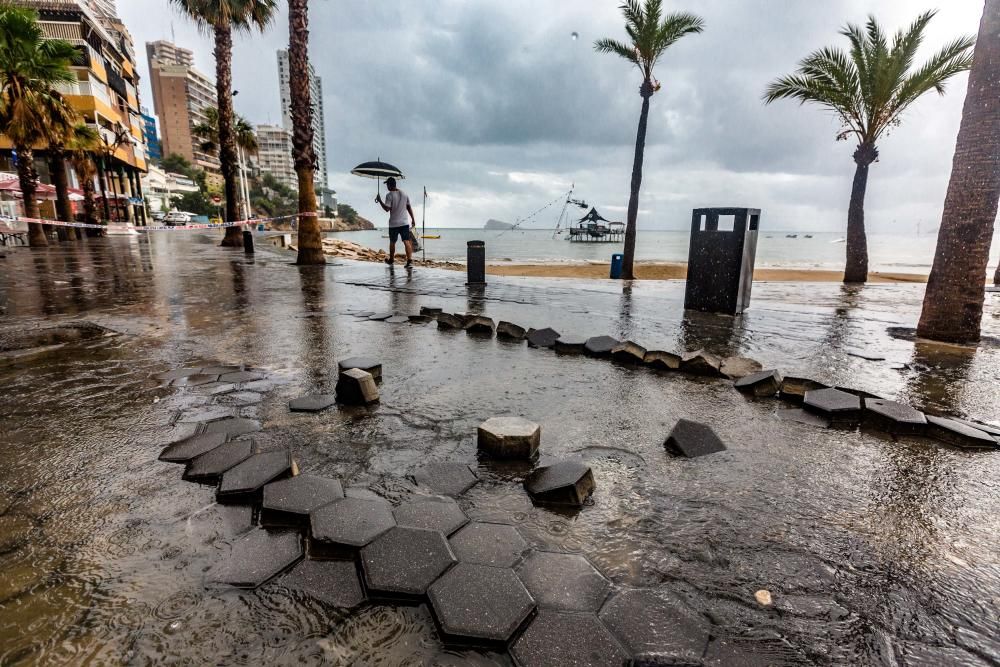 Tromba de agua en Benidorm