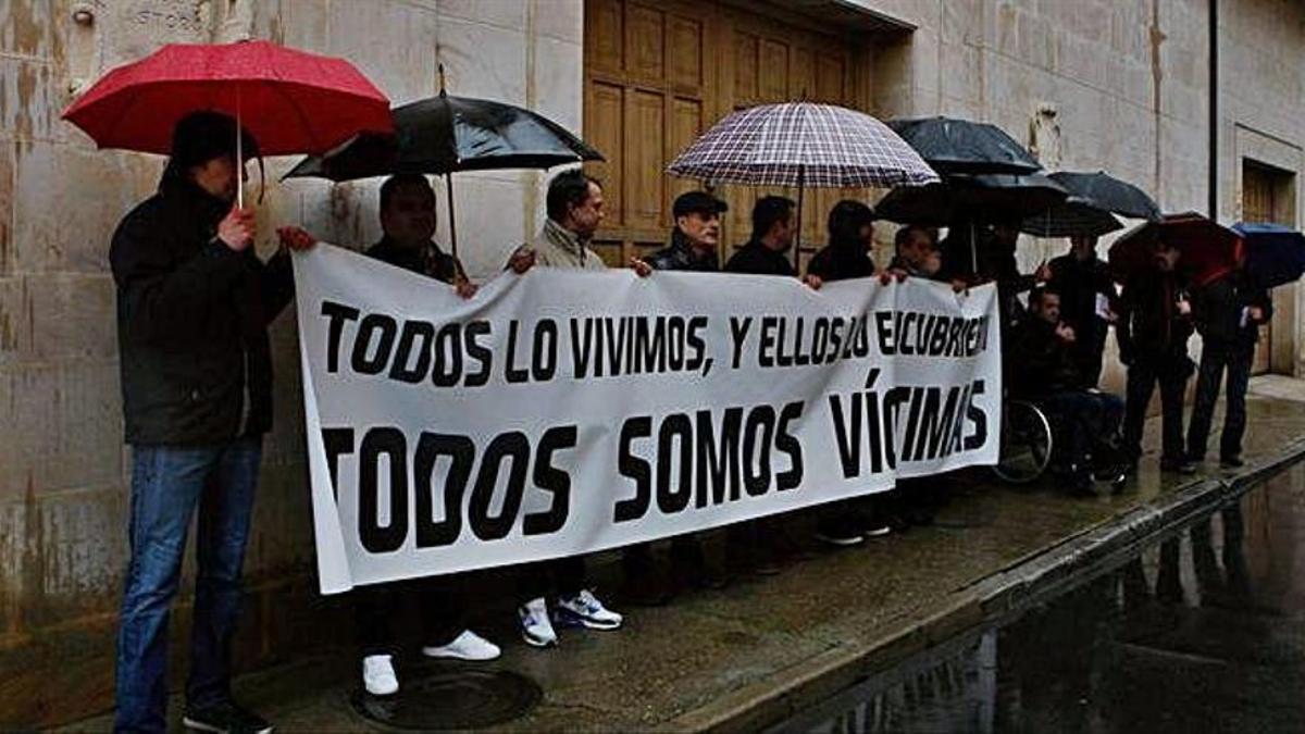 Manifestación en Astorga contra los abusos sexuales.