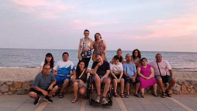 La playa de Calafell se convirtió en el mejor escenario para poner en común todo lo trabajado durante el curso.