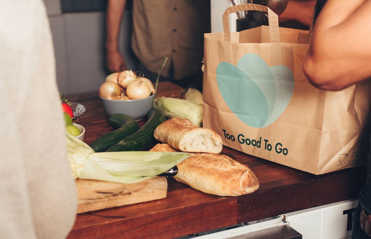 Alimentos recuperados mediante la plataforma Too Good To Go.
