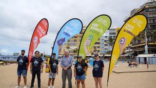 Ciudad de Mar se suma al programa europeo de sensibilización ambiental en las playas 'Tu lata al amarillo'