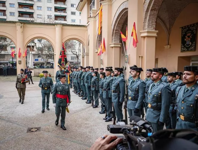 Fotogalería | Homenaje de despedida al general de división José Manuel Santiago Marín