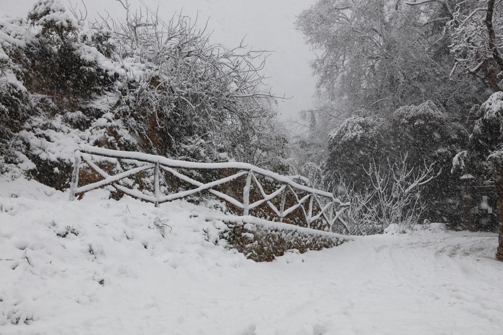 Malerisches Mallorca: Valldemossa im Schnee