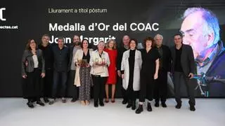 El Col·legi d’Arquitectes de Catalunya atorga la Medalla d’Or a Joan Margarit a títol pòstum