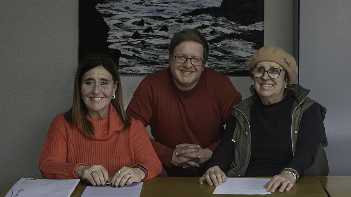 María del Canto García Abadía, Óscar Luis Fernández García y Consuelo Bernardo Fernández, miembros del jurado.