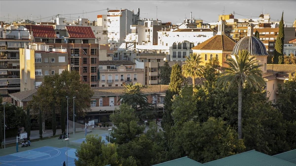 El barrio de Extramurs,e n el que se prepara la supermanzana de Valencia