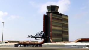 Prueba de drones en el aeropuerto de Lleida