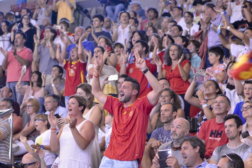 Fiesta en Riazor al ganar España el Europeo