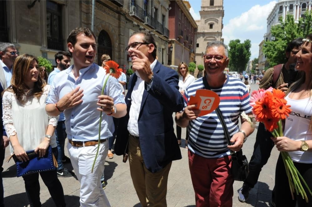 Albert Rivera visita Murcia y Los Alcázares