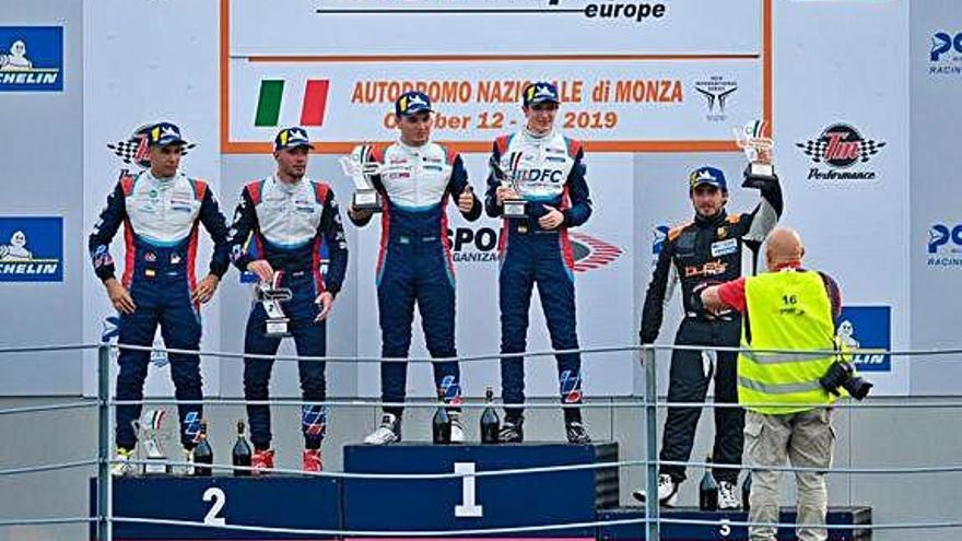 El pilot figuerenc Guillem Pujeu fa doble podi a Monza