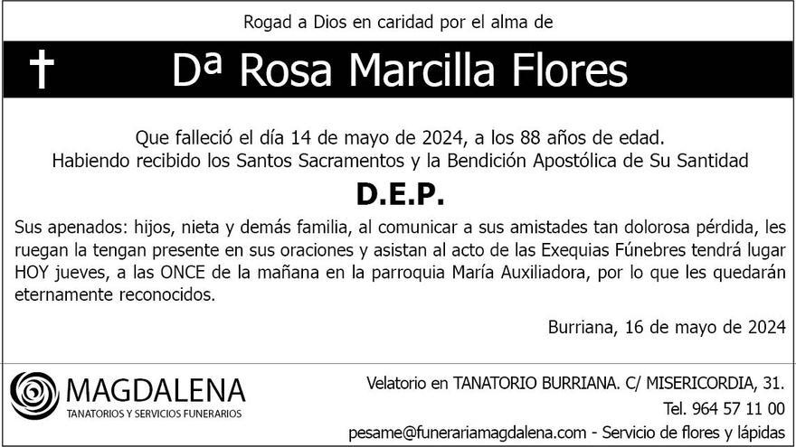 Dª Rosa Marcilla Flores