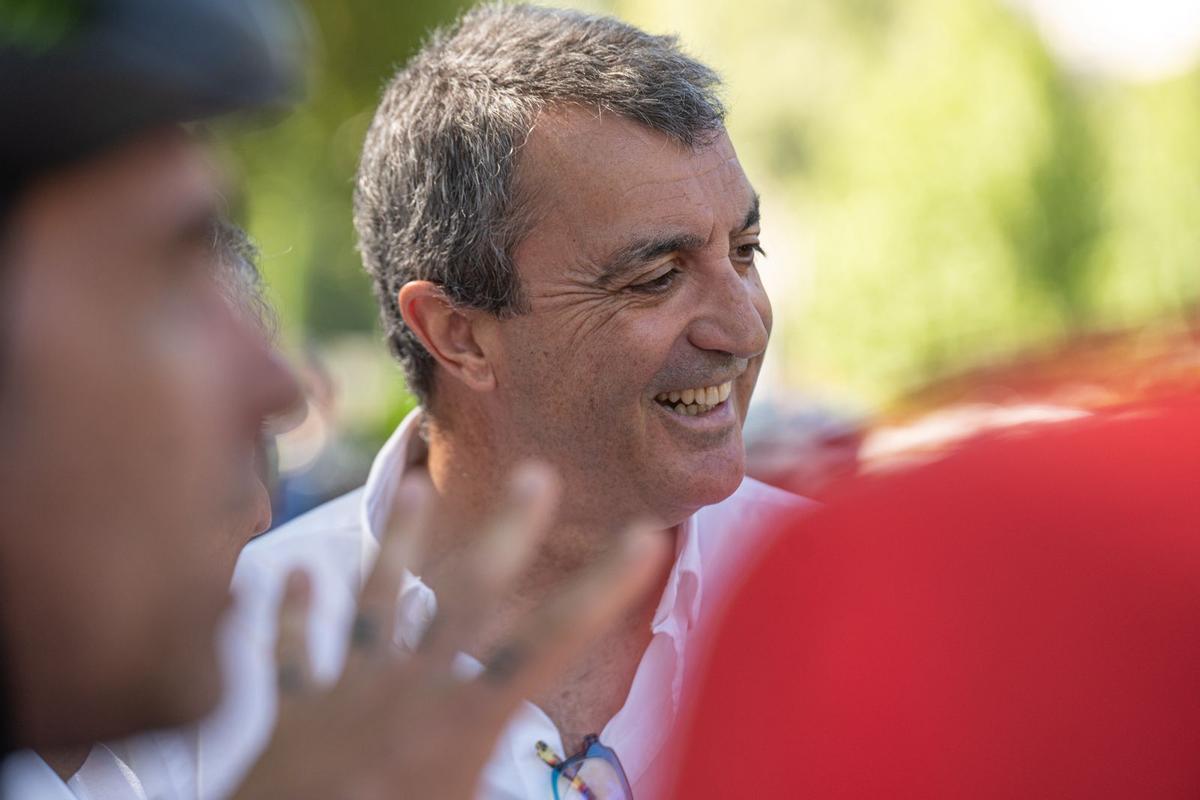 Javier Guillén, director de la carrera, este año, en la Vuelta.