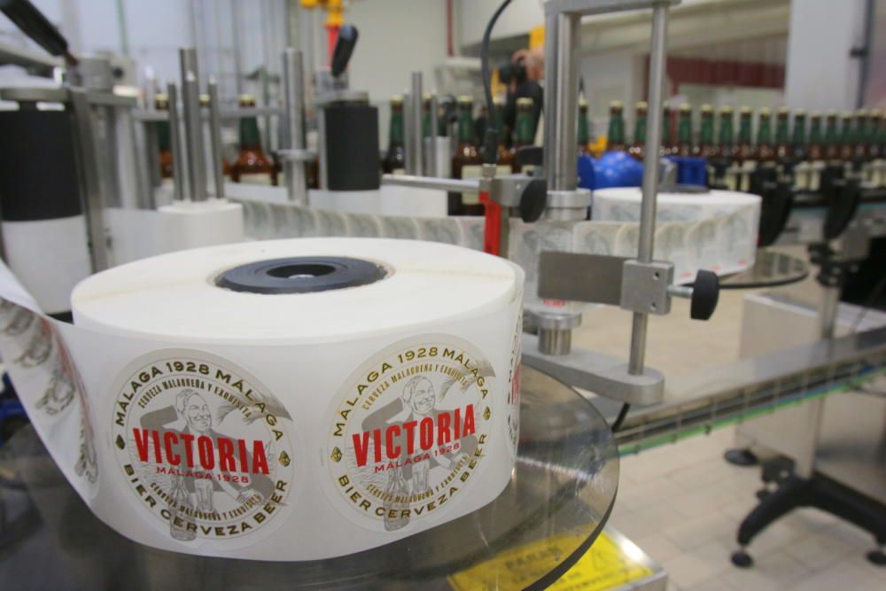 Inauguración de la fábrica de Cerveza Victoria en Málaga