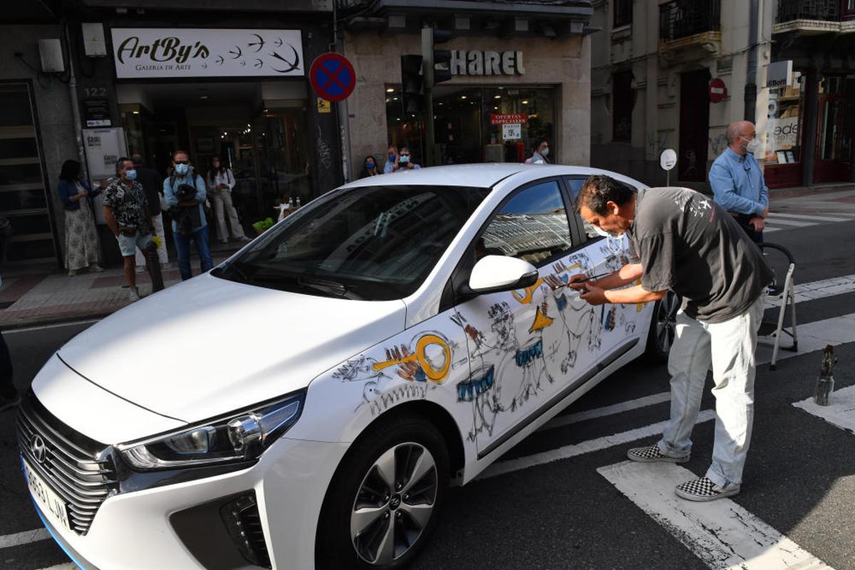 A Coruña celebra el ''Día sin coches'' en San Andrés