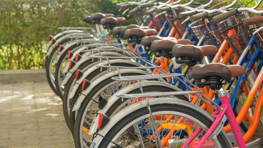 Aparcamiento para bicicletas, una de las medidas de la Diputación para fomentar el transporte sostenible