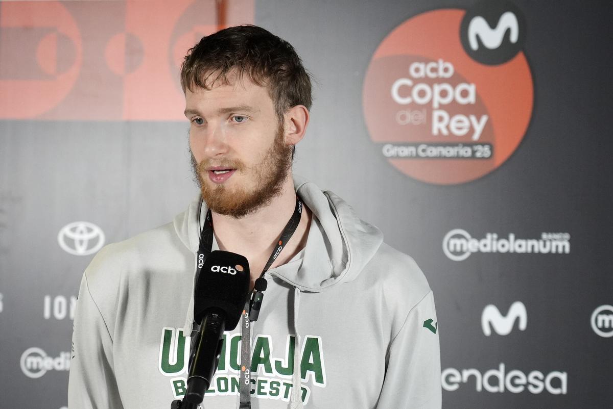 Olek Balcerowski, en la Copa del Rey de Gran Canaria 2025, es duda para la edición 2026.