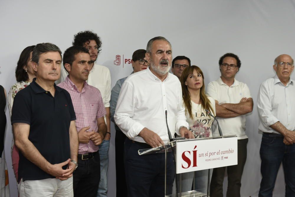 Noche electoral en el PSOE