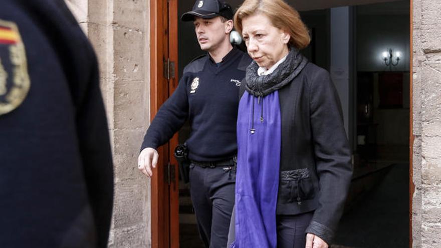 Maria Antònia Munar en una de sus comparecencias en los juzgados.