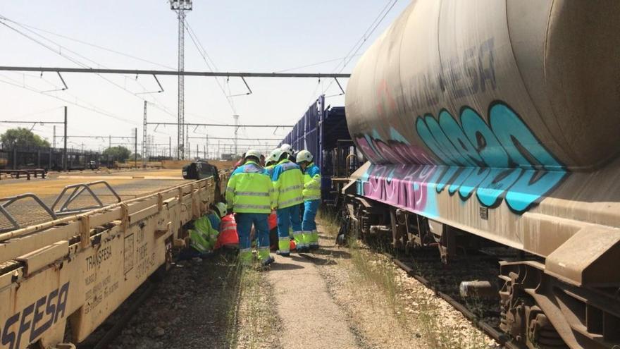 Herido grave un chico de 17 años por una descarga eléctrica cuando estaba subido al vagón de un tren