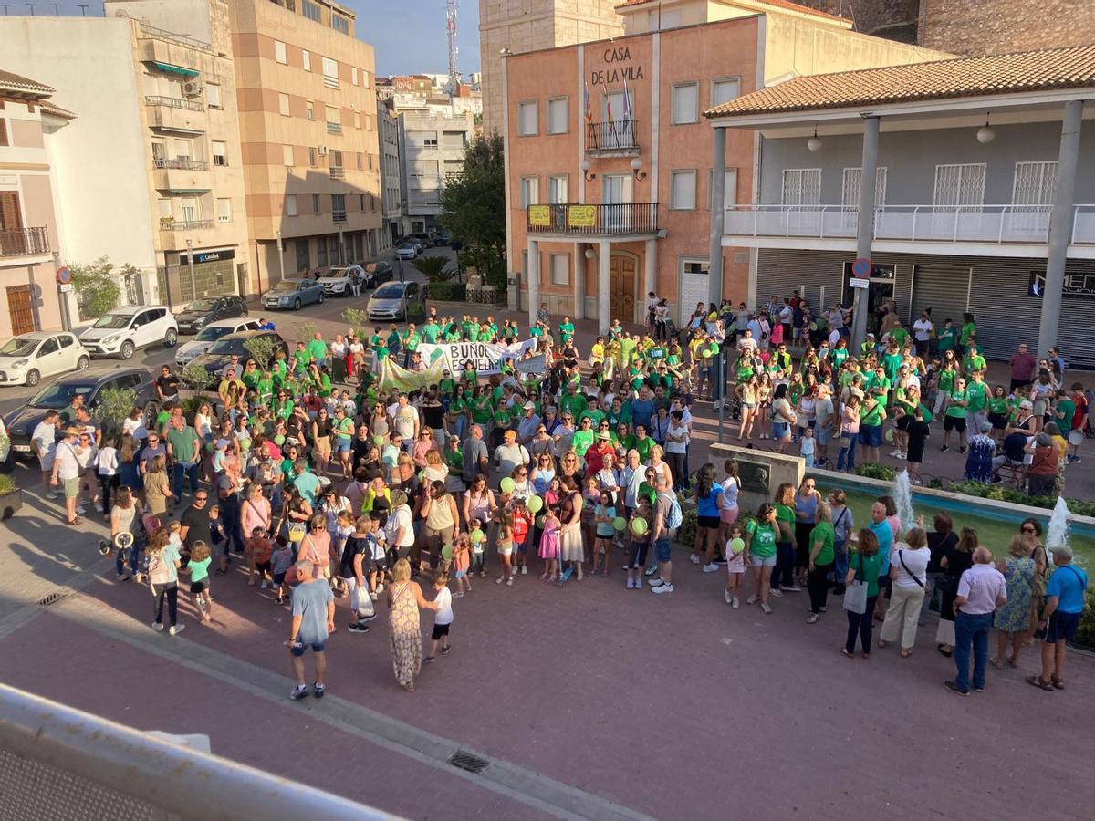 Concentració realizada en el municipio de Turís.