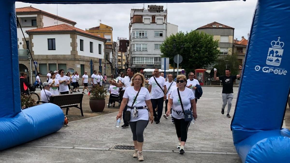 Una actividad solidaria anterior de la AECC de O Grove.