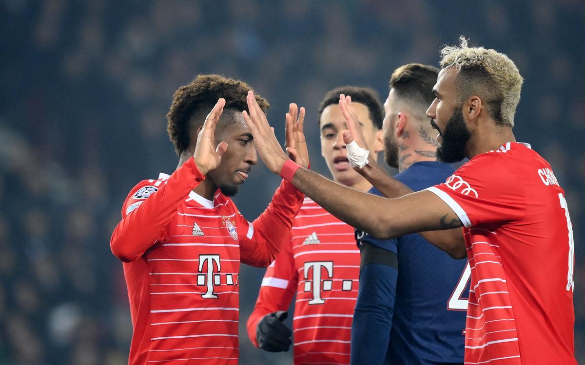 PSG Bayern de Munich en octevos de final de la Champions