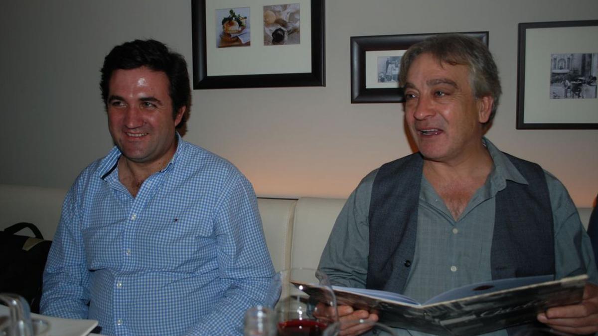 Lauro y el presidente de La Casa en aquel momento, el ingeniero sanabrés Juan Antonio Barrio