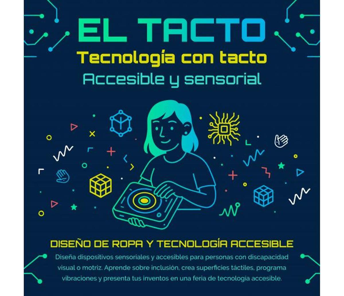 Tecnología con tacto: accesible y sensorial en el Summer Camp Sensorial de Fundación Ibercaja.