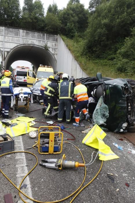 Accidente en la autovía minera