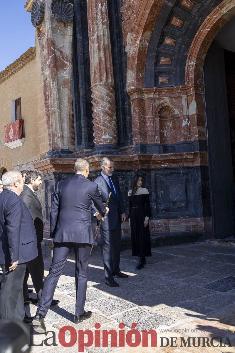 Visita de los reyes de España a Caravaca (explanada de la Basílica)